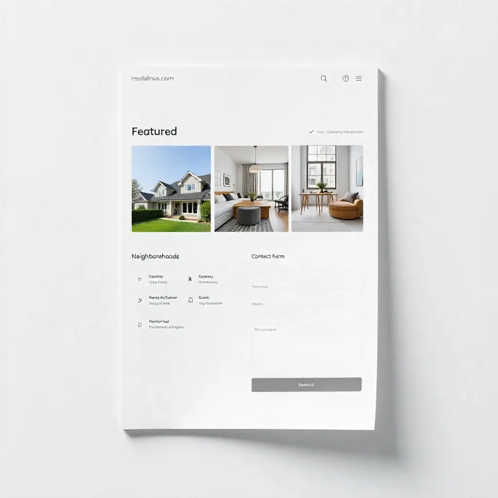 Urban Realty Redesigned Website  